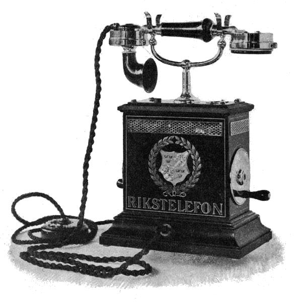 Телефон 1896 года, Швеция